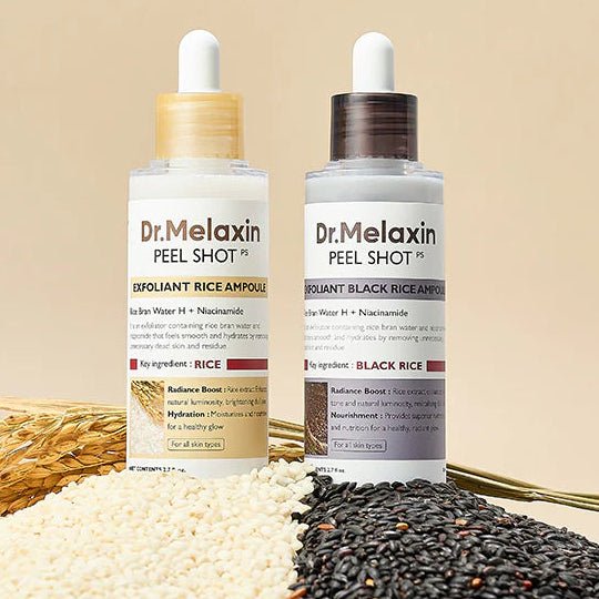 Korean Peel Shot Exfoliant - Rice Ampoule - MINA BEAUTY