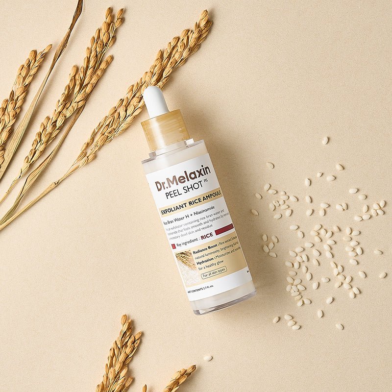 Korean Peel Shot Exfoliant - Rice Ampoule - MINA BEAUTY