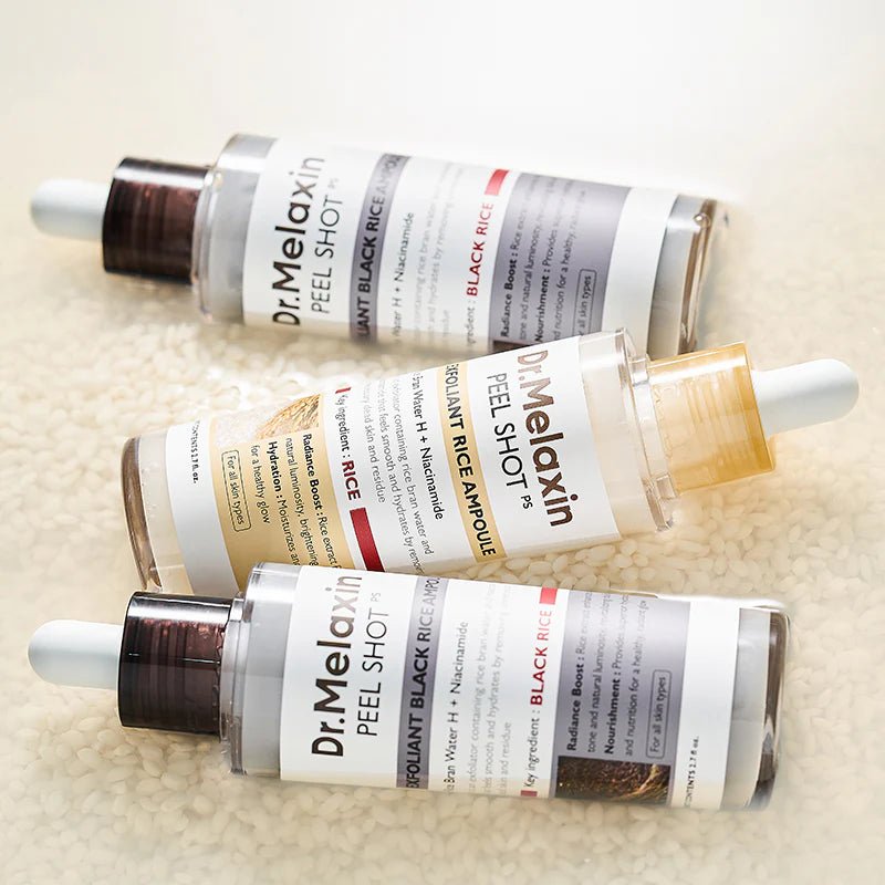 Korean Peel Shot Exfoliant - Rice Ampoule - MINA BEAUTY