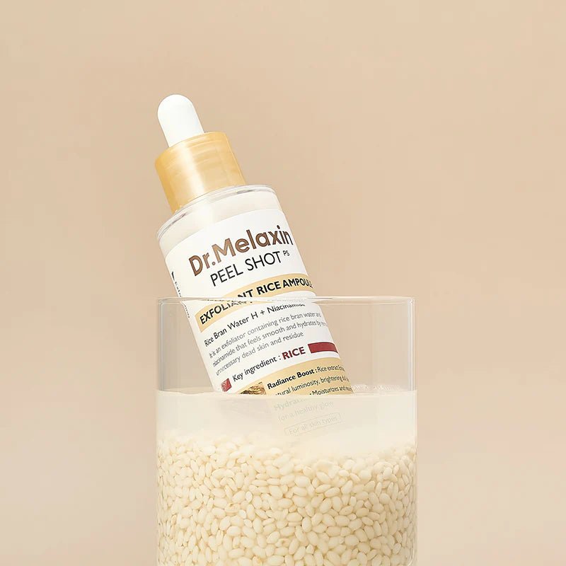Korean Peel Shot Exfoliant - Rice Ampoule - MINA BEAUTY