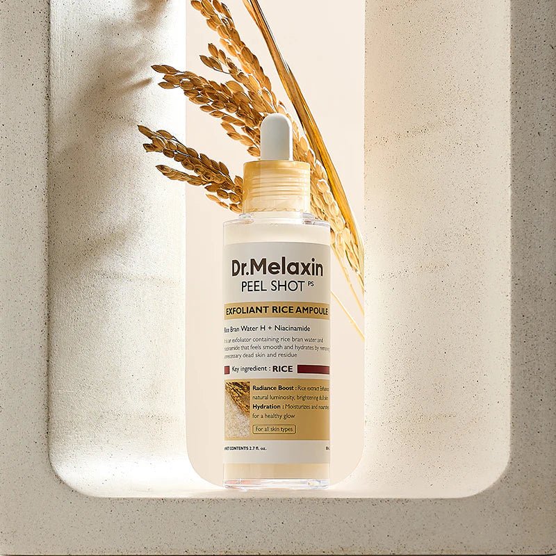 Korean Peel Shot Exfoliant - Rice Ampoule - MINA BEAUTY
